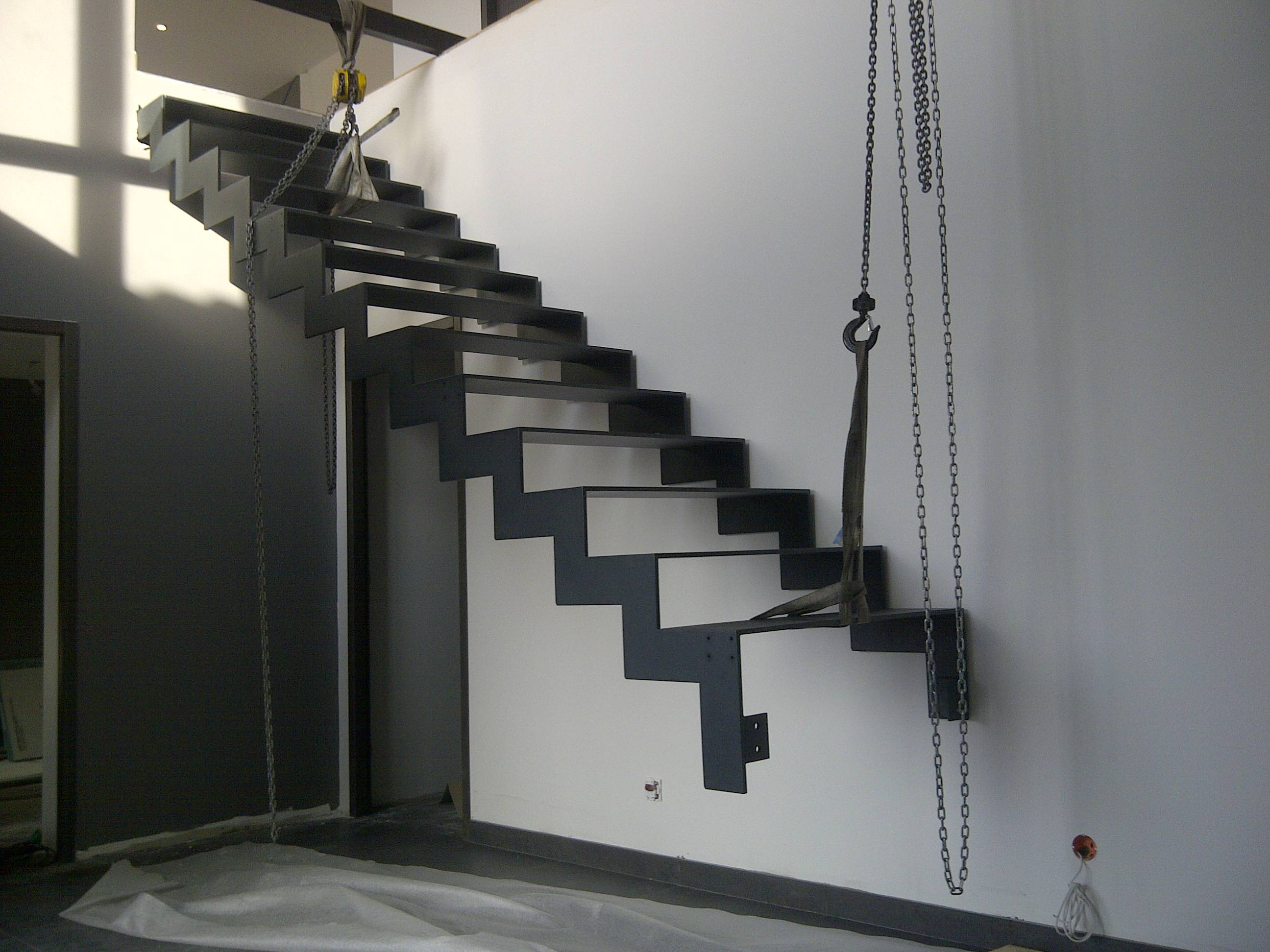 escalier métallique sur mesure