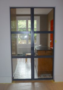 porte métallique coulissante