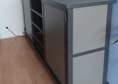 meuble rangement acier