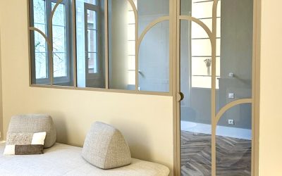 Verrière pour la création d’une chambre