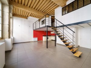 Mezzanine dans un grand appartement lyonnais