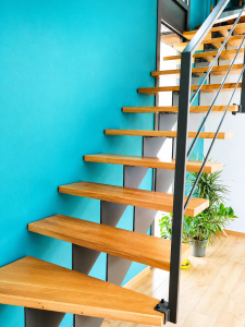 Escalier limon central