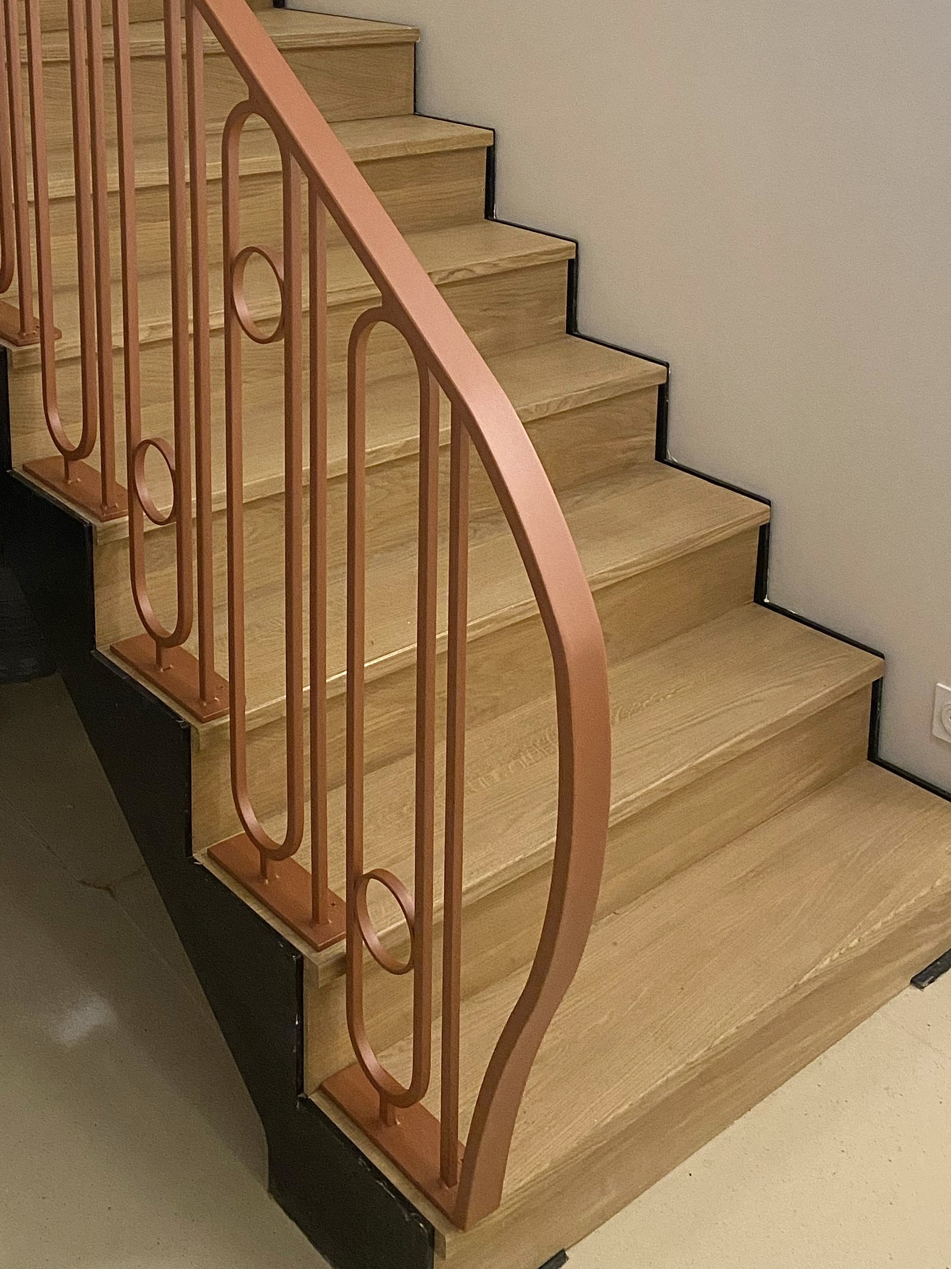 garde-corps Garde-corps d'un escalier en intérieur